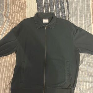 Old Navy Men's Zip-Up Sweater in Dark Green